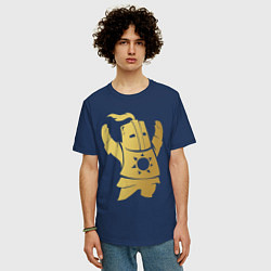 Футболка оверсайз мужская Praise the Sun!, цвет: тёмно-синий — фото 2