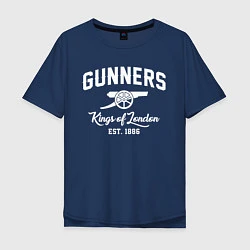 Футболка оверсайз мужская Arsenal Guinners, цвет: тёмно-синий