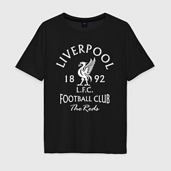 Футболка оверсайз мужская Liverpool: Football Club, цвет: черный