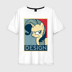 Футболка оверсайз мужская MLP: Design, цвет: белый