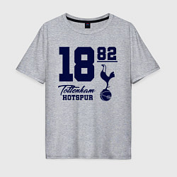 Футболка оверсайз мужская FC Tottenham 1882, цвет: меланж