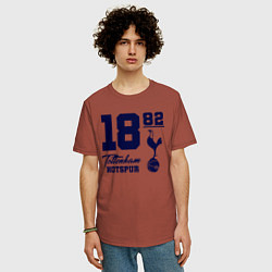 Футболка оверсайз мужская FC Tottenham 1882, цвет: кирпичный — фото 2