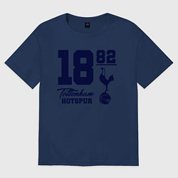 Футболка оверсайз мужская FC Tottenham 1882, цвет: тёмно-синий