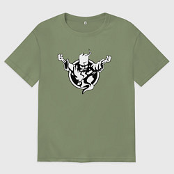 Футболка оверсайз мужская Thunderdome logo, цвет: авокадо