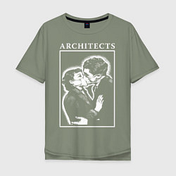 Футболка оверсайз мужская Architects: Love, цвет: авокадо