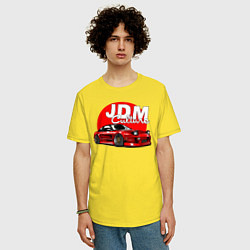 Футболка оверсайз мужская JDM Culture, цвет: желтый — фото 2