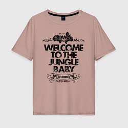 Мужская футболка оверсайз Welcome to the Jungle