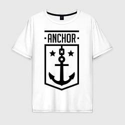 Мужская футболка оверсайз Anchor Shield