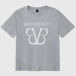 Футболка оверсайз мужская Black Veil Brides: Knives and Pens, цвет: меланж
