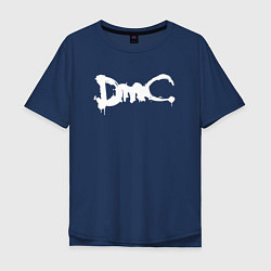 Футболка оверсайз мужская DMC, цвет: тёмно-синий