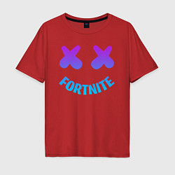 Футболка оверсайз мужская FORTNITE x MARSHMELLO, цвет: красный