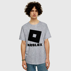 Футболка оверсайз мужская ROBLOX, цвет: меланж — фото 2