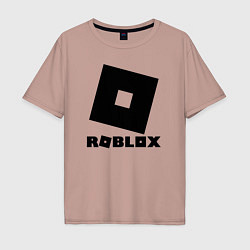 Футболка оверсайз мужская ROBLOX, цвет: пыльно-розовый