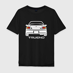 Футболка оверсайз мужская Toyota Trueno AE111, цвет: черный