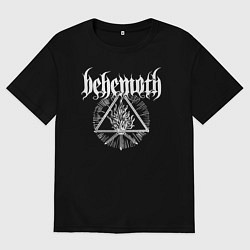 Футболка оверсайз мужская Behemoth, цвет: черный