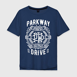 Футболка оверсайз мужская Parkway Drive: Australia, цвет: тёмно-синий