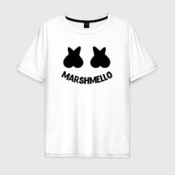 Мужская футболка оверсайз Marshmello