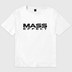 Футболка оверсайз мужская MASS EFFECT, цвет: белый