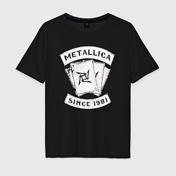 Мужская футболка оверсайз Metallica Since 1981