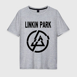 Футболка оверсайз мужская Linkin Park, цвет: меланж