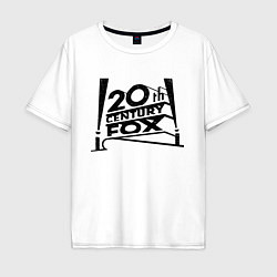 Футболка оверсайз мужская 20th Century Fox, цвет: белый