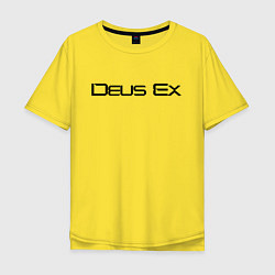 Футболка оверсайз мужская DEUS EX, цвет: желтый