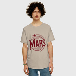 Футболка оверсайз мужская Mars, цвет: миндальный — фото 2