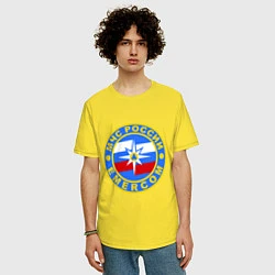 Футболка оверсайз мужская Emercom Russia, цвет: желтый — фото 2