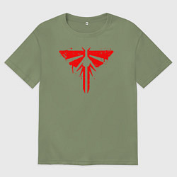 Футболка оверсайз мужская THE LAST OF US, цвет: авокадо