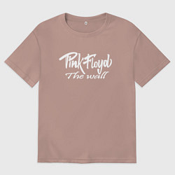 Футболка оверсайз мужская Pink Floyd, цвет: пыльно-розовый