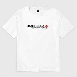 Футболка оверсайз мужская UMBRELLA CORP, цвет: белый