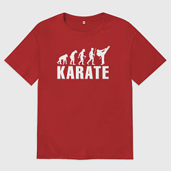Футболка оверсайз мужская Karate Evolution, цвет: красный
