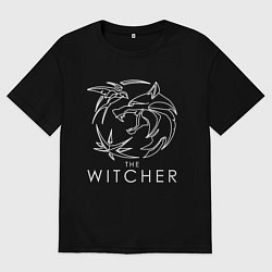 Футболка оверсайз мужская The Witcher, цвет: черный