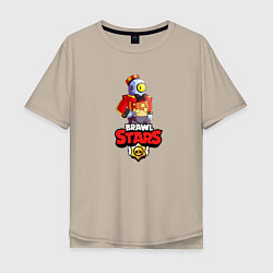 Мужская футболка оверсайз BRAWL STARS:БАРЛИ
