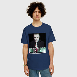 Футболка оверсайз мужская Lindeman, цвет: тёмно-синий — фото 2