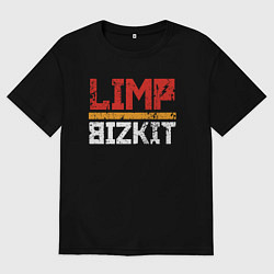Футболка оверсайз мужская LIMP BIZKIT, цвет: черный