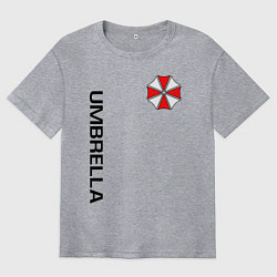 Футболка оверсайз мужская UMBRELLA CORP, цвет: меланж