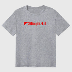 Футболка оверсайз мужская LIMP BIZKIT, цвет: меланж