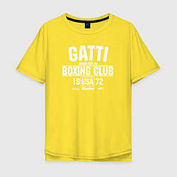 Футболка оверсайз мужская Gatti Boxing Club, цвет: желтый