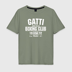 Футболка оверсайз мужская Gatti Boxing Club, цвет: авокадо