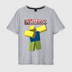 Футболка оверсайз мужская Roblox Dab, цвет: меланж