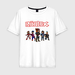 Футболка оверсайз мужская ROBLOX, цвет: белый