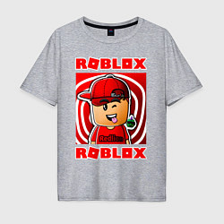 Футболка оверсайз мужская ROBLOX, цвет: меланж