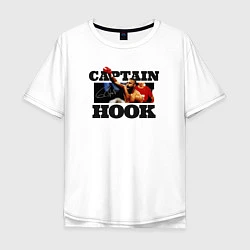 Футболка оверсайз мужская Captain Hook, цвет: белый