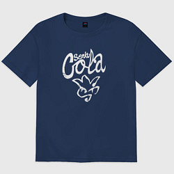 Футболка оверсайз мужская Senku Cola Аниме Доктор Стоун, цвет: тёмно-синий