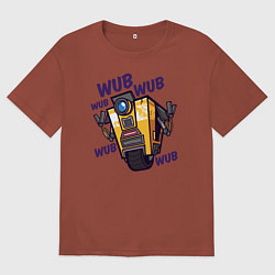 Футболка оверсайз мужская Borderlands, цвет: кирпичный