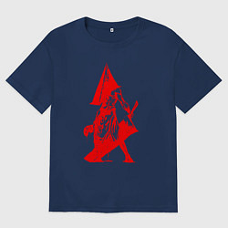 Футболка оверсайз мужская SILENT HILL, цвет: тёмно-синий