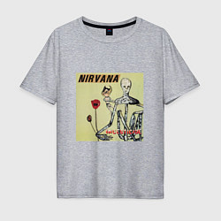 Футболка оверсайз мужская NIRVANA, цвет: меланж