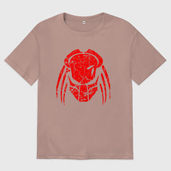 Футболка оверсайз мужская PREDATOR, цвет: пыльно-розовый