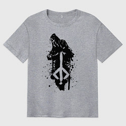 Футболка оверсайз мужская BLOODBORNE, цвет: меланж